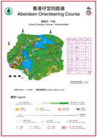 Map of Aberdeen Orienteering - intermediate