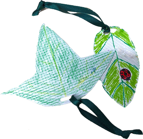 Leaf-shaped Name Tag 葉片名牌